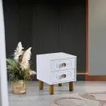 LİVA BOHEM BEYAZ KOMODİN