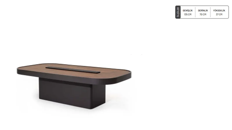 NOVELLO DIKDÖRTGEN ORTA SEHPA - Görsel 1