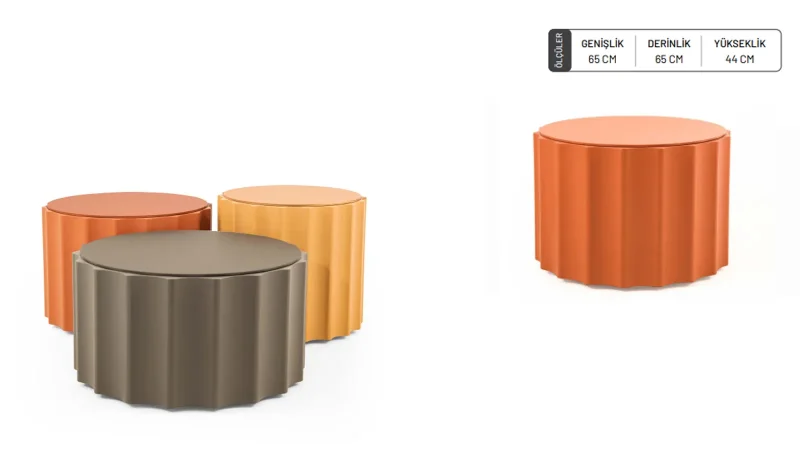 HEDRA KÜÇÜK ORTA SEHPA - Görsel 1