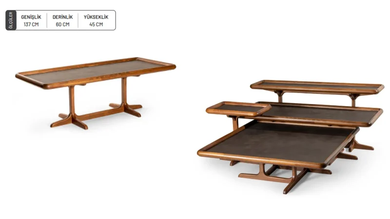 KATRA DIKDÖRTGEN ORTA SEHPA - Görsel 1