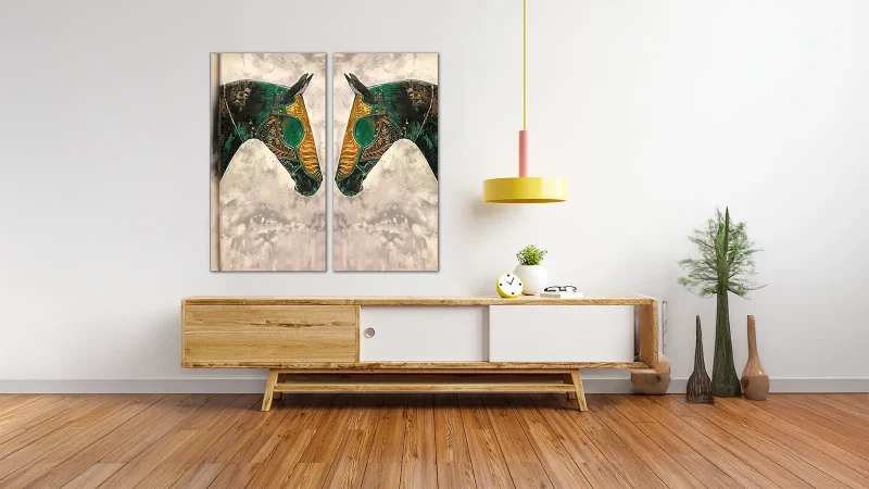 TWINS TABLO65*80 (2 ADET) - Görsel 1