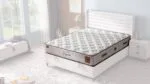 ELEMENT YATAK 160x200 keten kumaş kaplamalı konforlu yatak