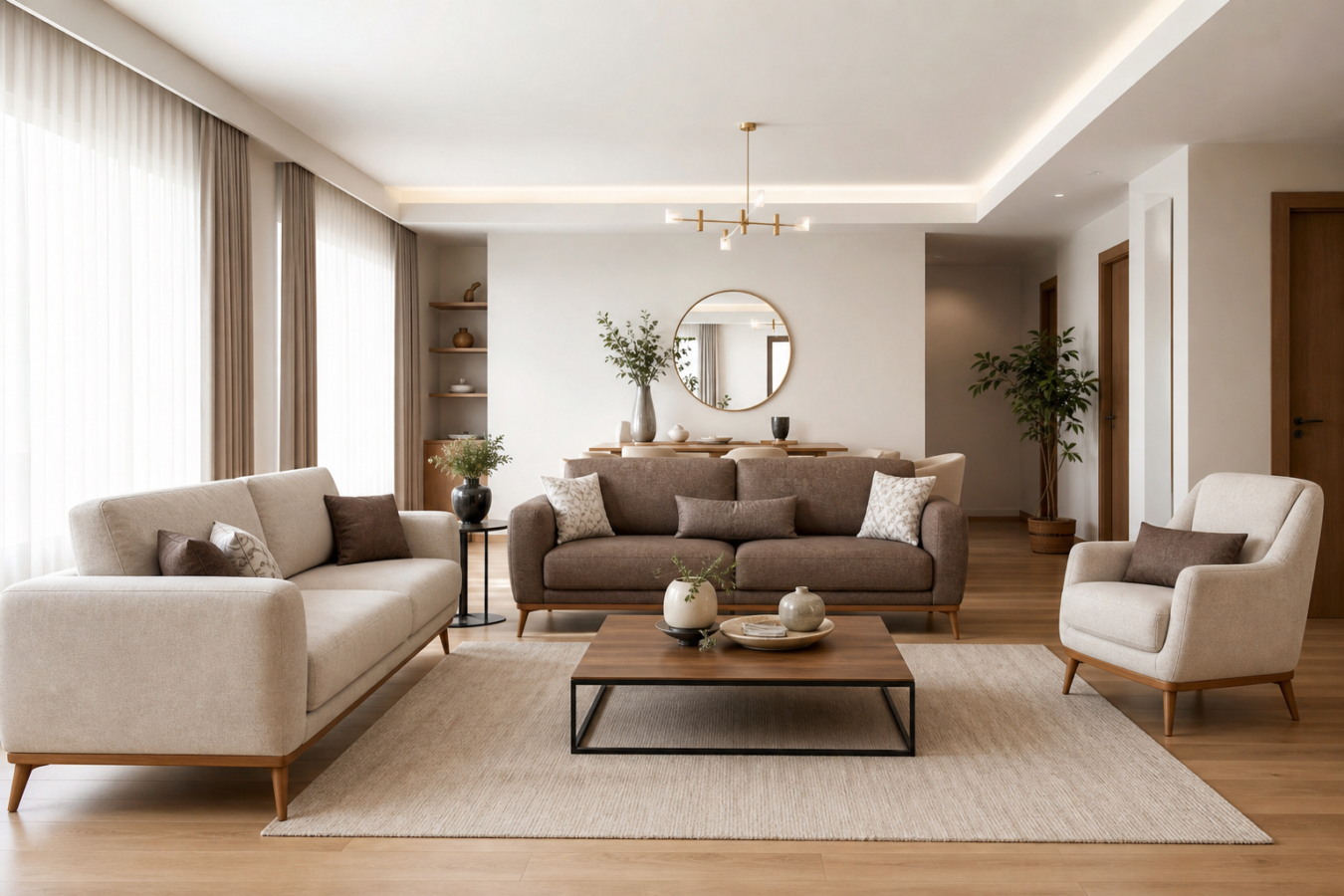 3+3+1 Koltuk Takımı Hangi Salonlara Uygun? Ölçü ve Yerleşim Rehberi