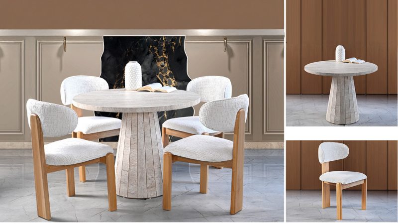 OTANTİK MASA SANDALYE SET - Görsel 1