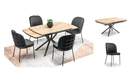 BUĞRA MASA SANDALYE SET