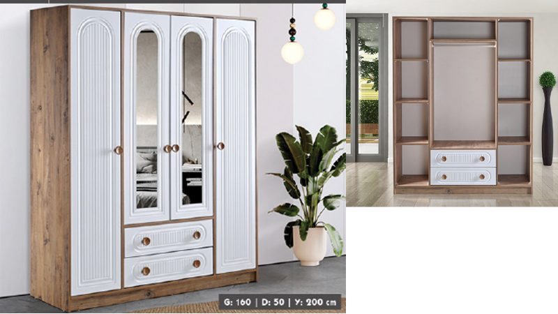 BOHEME DOLAP 4 KAPILI - Görsel 1