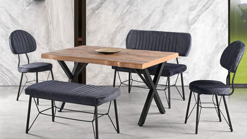 BENÇLİ MASA SANDALYE TAKIMI - Görsel 1