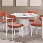 LİZAY MASA TAKIMI BEYAZ