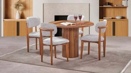 LİZAY MASA TAKIMI CEVİZ