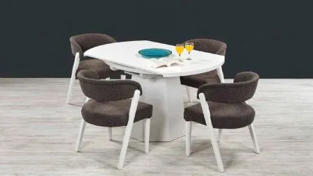 HUSHA MASA TAKIMI BEYAZ