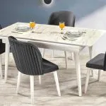 HOMEA MASA TAKIMI BEYAZ