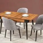 ANKA MASA TAKIMI CEVİZ SİYAH