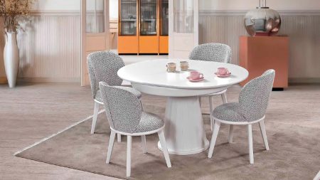 NAPOLİ MASA TAKIMI BEYAZ