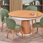 NAPOLİ MASA TAKIMI CEVİZ