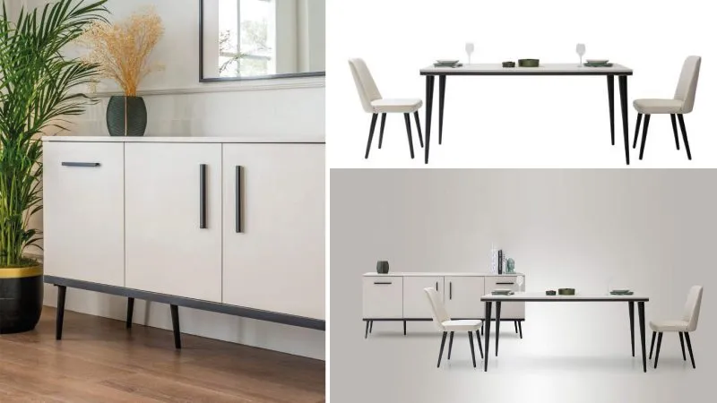 ALFA YEMEK ODASI VİZON KREM