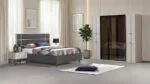 LUCAS YATAK ODASI TAKIMI 3+2 modern tasarımlı yatak odası takımı