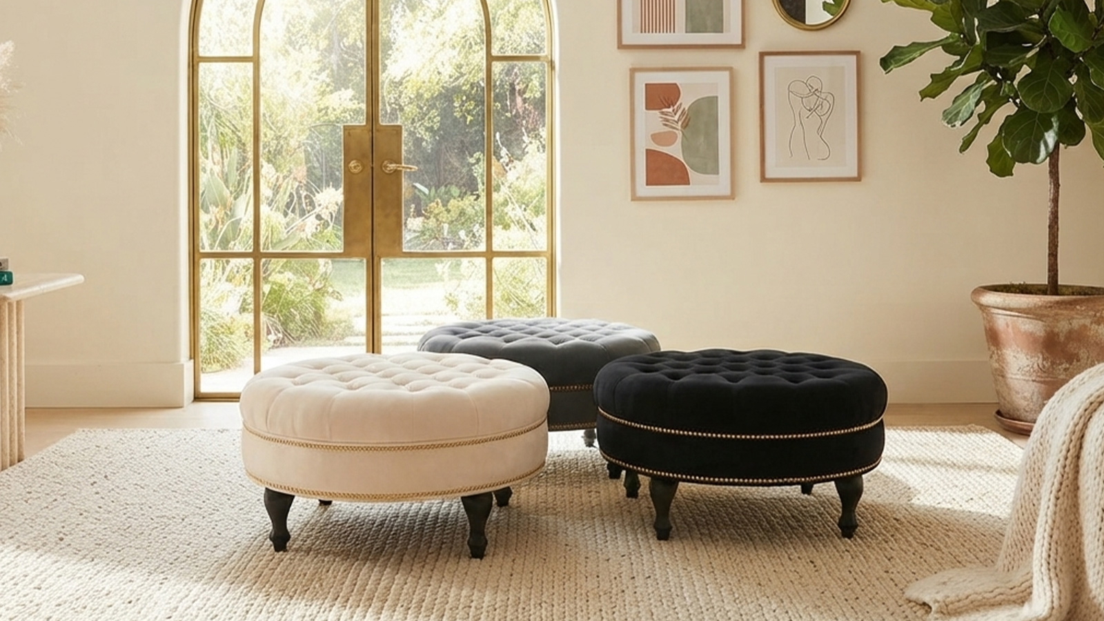 ELEGANT KAPİTONELİ ORTA SEHPA ELEGANT KAPİTONELİ ORTA SEHPA
