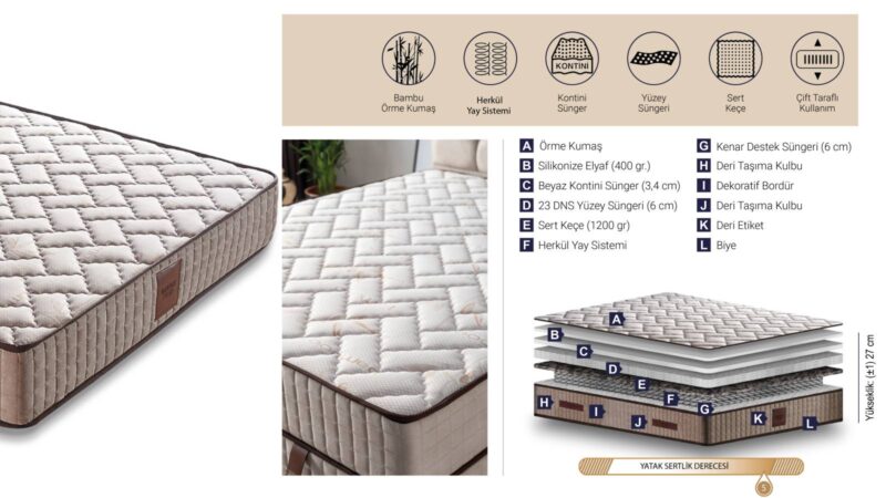 BAMBOO YATAK 120*200-3