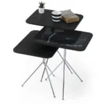 DIAMOND ZİGON SEHPA SİYAH