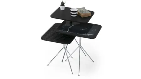 DIAMOND ZİGON SEHPA SİYAH