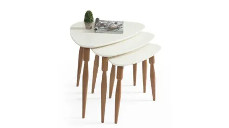 EGE ZİGON SEHPA EKRU