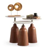 HAZEL ZİGON SEHPA TRAVERTEN