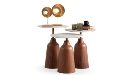 HAZEL ZİGON SEHPA TRAVERTEN