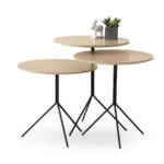 MILKY ZİGON SEHPA BEJ