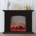 FLAME ŞÖMİNE SİYAH