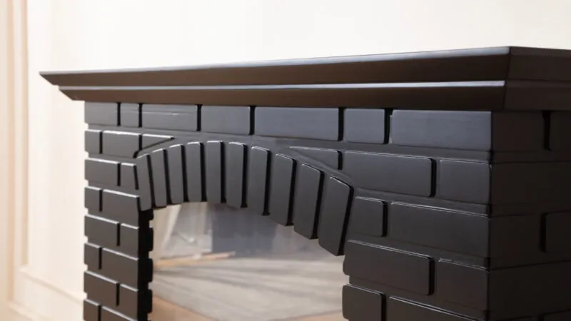 FLAME ŞÖMİNE SİYAH-1