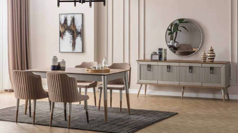 TNZ1201.jpg SİDE YEMEK ODASI TAKIMI - Görsel 1