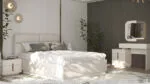 LİNE BAZALI YATAK ODASI GRİ-1