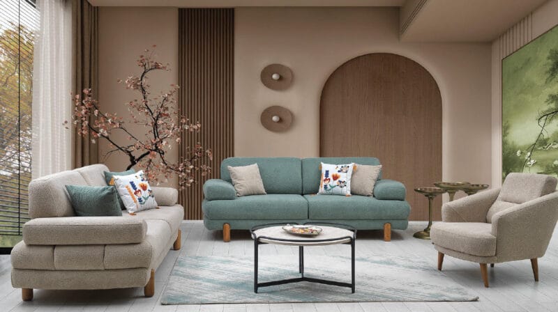 NEO KOLTUK TAKIMI 3+3+1 - Doğrucan Mobilya